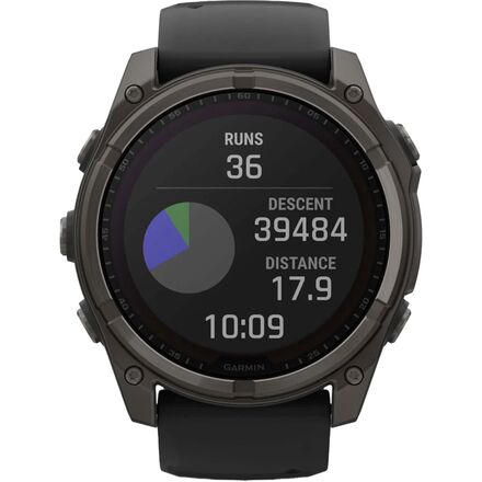 Garmin - fenix 8 Solar Sapphire Sport Watch