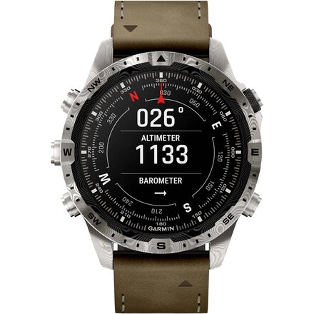 Garmin - MARQ Gen 2 Adventurer Edition Damascus Steel Sport Watch