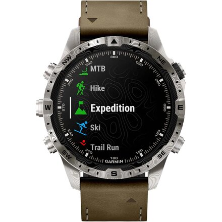 Garmin - MARQ Gen 2 Adventurer Edition Damascus Steel Sport Watch