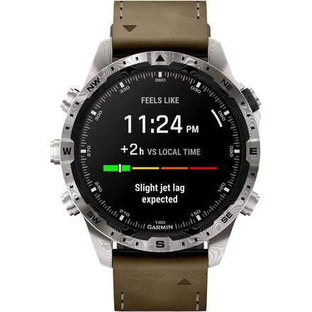 Garmin - MARQ Gen 2 Adventurer Edition Damascus Steel Sport Watch