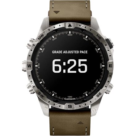 Garmin - MARQ Gen 2 Adventurer Edition Damascus Steel Sport Watch