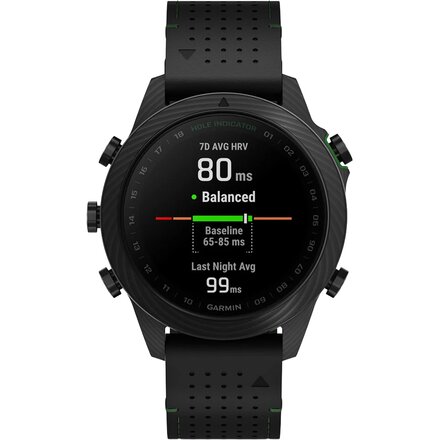 Garmin - MARQ Gen 2 Golfer Edition Fused Carbon Fiber Sport Watch