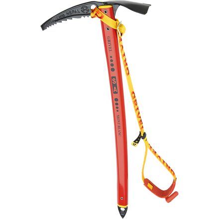 Grivel - Nepal S.A. Ice Axe + Leash - Red