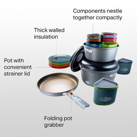 GSI Outdoors - Pinnacle Camper Cookset - One Color