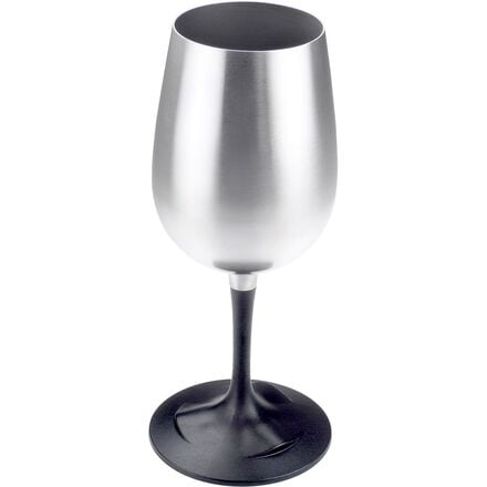 GSI Outdoors - Glacier Stainless Nesting Wine Glass - Silver