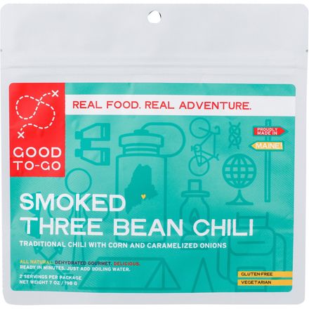 Good To-Go - Smoked Three Bean Chili Entree - 2 Servings - One Color