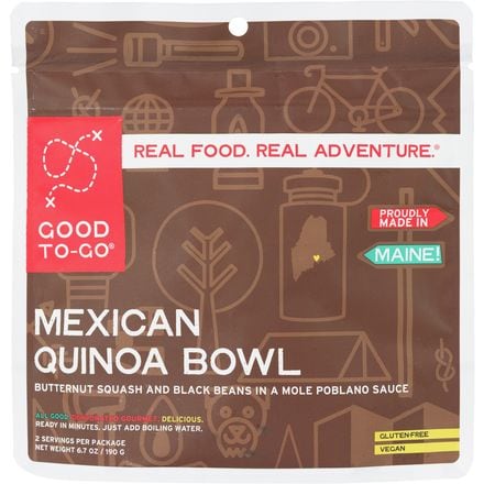 Good To-Go - Mexican Quinoa Bowl Double Serving Entree - Mexican Quinoa Bowl