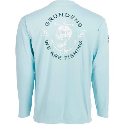 Grundens - Tech Long-Sleeve T-Shirt - Men's - Aquatic