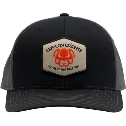 Grundens - Kracken Trucker Hat - Black/Charcoal