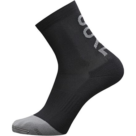 Gore Wear - C3 Mid Brand Socks - Black/Graphite Grey