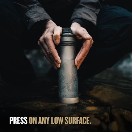 Grayl - UltraPress Titanium Filter & Purifier Bottle - 16.9oz