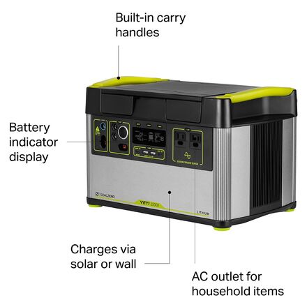 Goal Zero - Yeti 1500X Portable Power Station - One Color