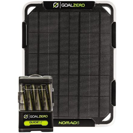 Goal Zero - Guide 12 Solar Kit With Nomad 5 Solar Panel - None