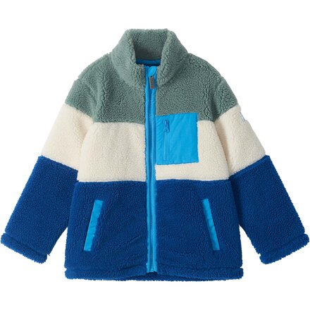 Faux Sherpa Colorblock Jacket - Toddler Boys'