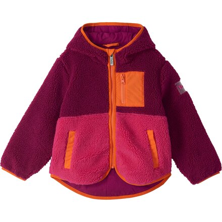 Faux Sherpa Hooded Jacket - Toddler Girls'