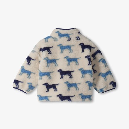 Hatley - Lab Silhouette Mockneck Faux Sherpa Jacket - Toddler Boys'
