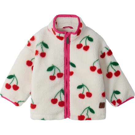Mockneck Faux Sherpa Jacket - Toddler Girls'