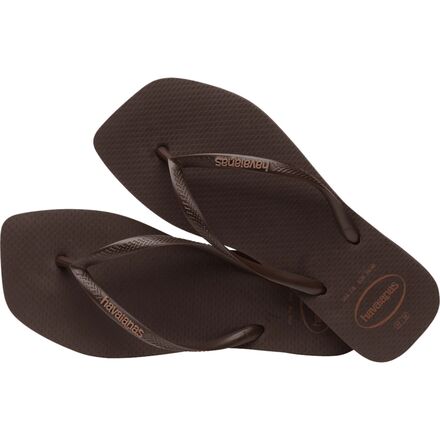 Havaianas - Slim Square Logo Pop Up Flip Flop - Women's