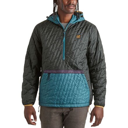 Howler Brothers - Voltage Quilted Pullover Jacket - Men's - Black/Blue