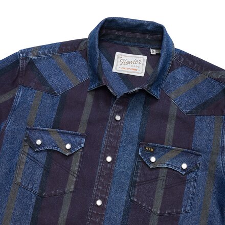Howler Brothers - Dust Up Denim Snapshirt - Men's