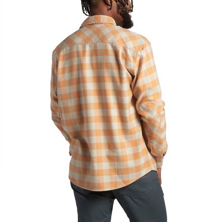Howler Brothers - Harkers Flannel Shirt - Men's - Mette Plaid/Autumn Orange
