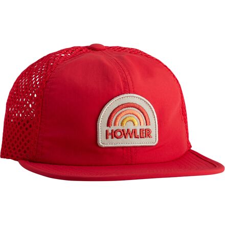 Howler Brothers - Howler Rainbow Tech Strapback Hat - Scarlet