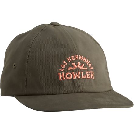 Howler Brothers - Los Hermanos Semicirculo Strapback Hat - Rifle Green