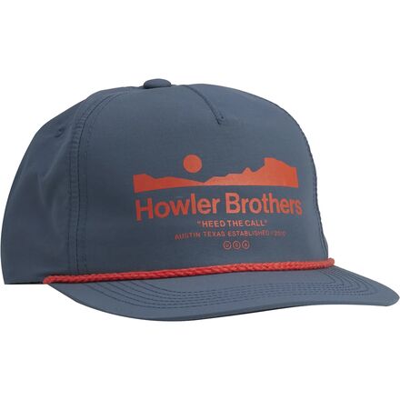 Howler Brothers - Arroyo Unstructured Snapback Hat - Deep Blue Nylon