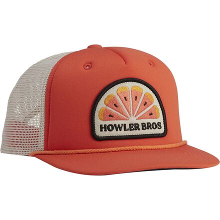 Howler Brothers - Citrus Structured Snapback Hat - Orange Polyfoam