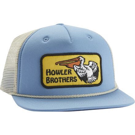 Howler Brothers - Pelican Badge Feedstore Unstructured Snapback Hat - Blue