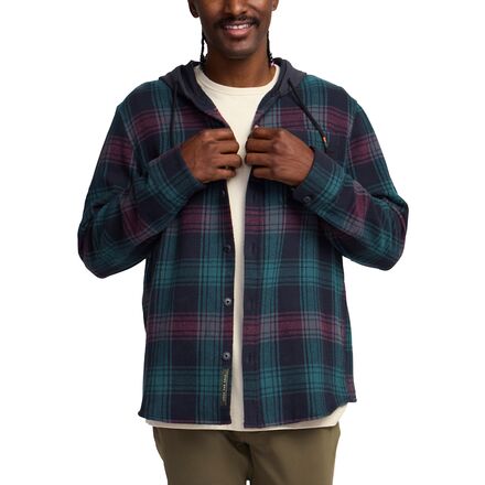 Salvo Hooded Blanket Flannel Shirt - Men's