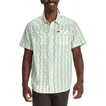 Howler Brothers - H Bar B Snap Shirt - Men's - Hibiscus Ribbons/Mint