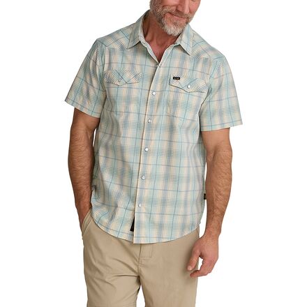 Howler Brothers - H Bar B Snap Shirt - Men's - Prairie Plaid/Seafoam
