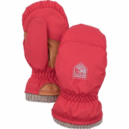 Hestra - My First Basic Mitten - Toddlers' - Light Red