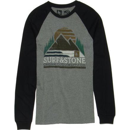 Hippy Tree - Alpine Raglan T-Shirt - Long-Sleeve - Men's