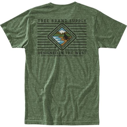Hippy Tree - Landmass T-Shirt - Men's