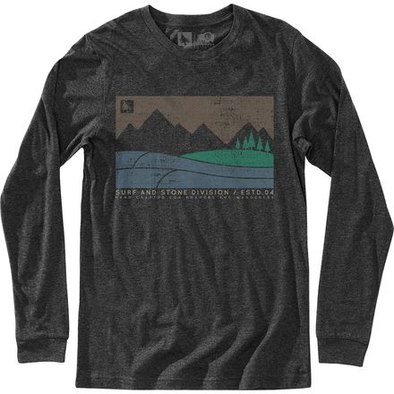 Hippy Tree - Boundary Long-Sleeve T-Shirt - Men's