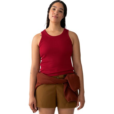 Ribbed Merino Tank Top - Women's