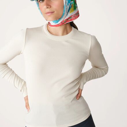 Hikerkind - Ribbed Merino Long-Sleeve T-Shirt - Women's
