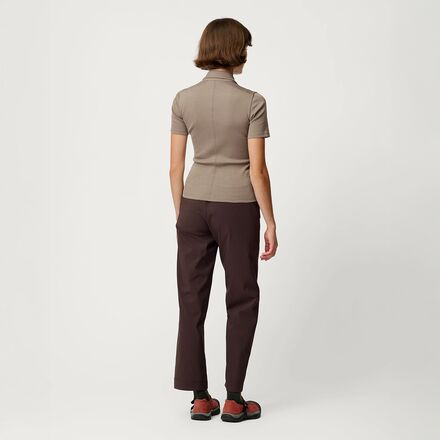 Hikerkind - Ribbed Merino Polo - Women's