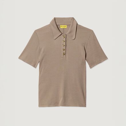 Hikerkind - Ribbed Merino Polo - Women's