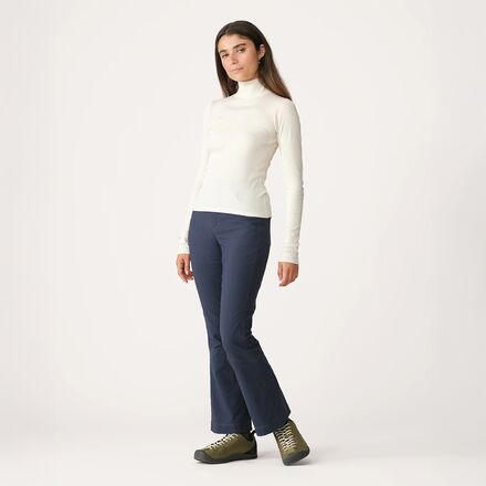 Hikerkind - Ribbed Merino Turtleneck 02 - Women's