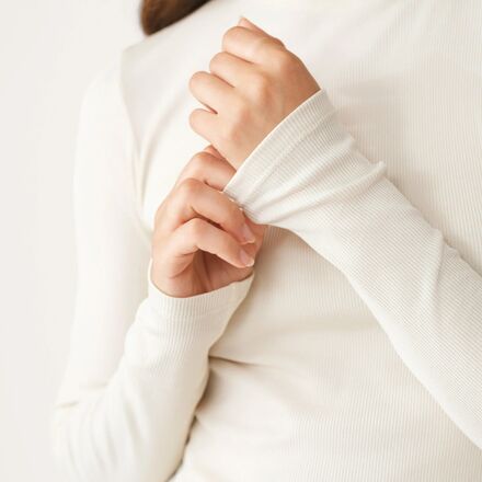 Hikerkind - Ribbed Merino Turtleneck 02 - Women's