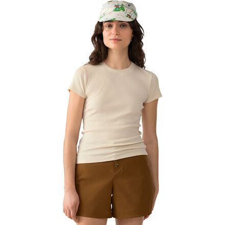 Ribbed Merino T-Shirt - Women's