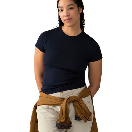 Hikerkind - Ribbed Merino T-Shirt - Women's
