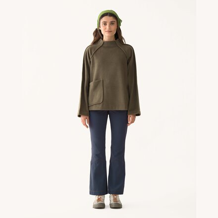Hikerkind - Mock Neck Pile Fleece Pullover - Women's