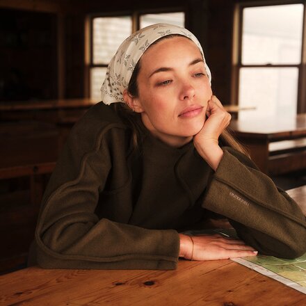 Hikerkind - Mock Neck Pile Fleece Pullover - Women's