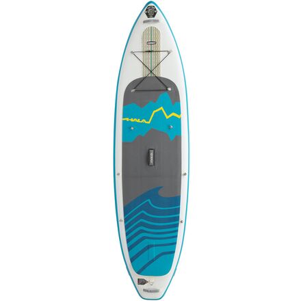 Hala - Carbon Straight Up Inflatable Stand-Up Paddleboard - 2021 - Teal/Yellow
