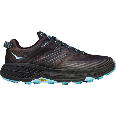 HOKA - Speedgoat 4 GTX Trail Running Shoe - Women's - Anthracite/Dark Gull Grey