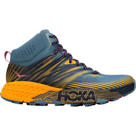 HOKA - Speedgoat Mid 2 GTX Trail Run Shoe - Women's - Provincial Blue/Saffron